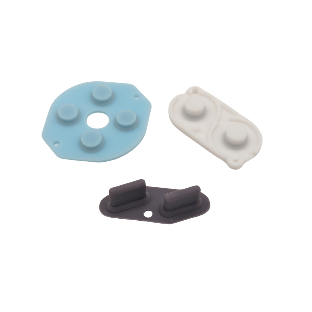 Conductive Silicone Button Pads for Game Boy DMG - Start / Select Buttons, D-pad & A B Buttons Pads Original Gameboy GB