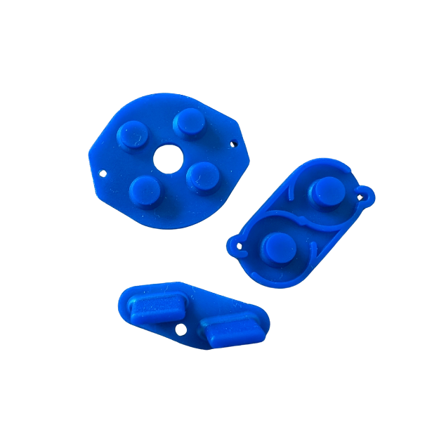 Conductive Silicone Button Pads for Game Boy DMG - Start / Select Buttons, D-pad & A B Buttons Pads Original Gameboy GB