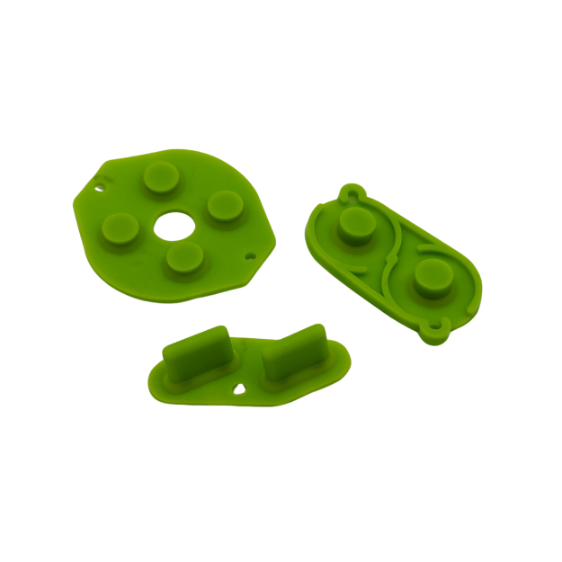 Conductive Silicone Button Pads for Game Boy DMG - Start / Select Buttons, D-pad & A B Buttons Pads Original Gameboy GB
