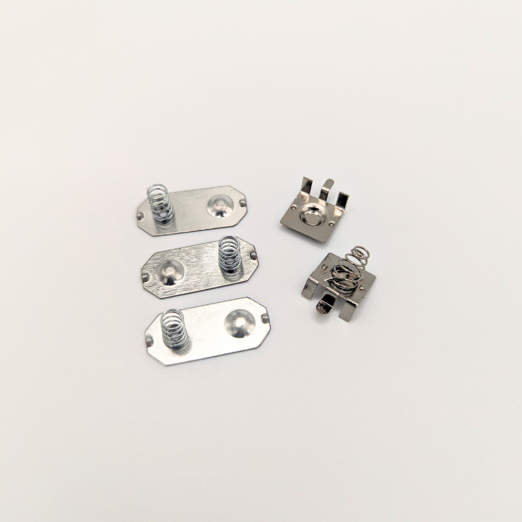 2 Pezzi Terminali Batteria Contatti A Molla Di Ricambio For - Foto 2