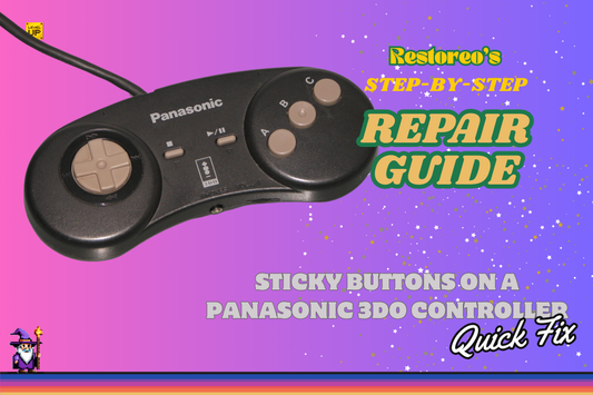 Cleaning & Restoring Buttons on a Panasonic 3DO Controller