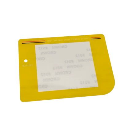 Replacement Screen Cover for Original Game Boy DMG Front Lens Facia GB Gameboy - Colour Selection - Easy Peel & Stick