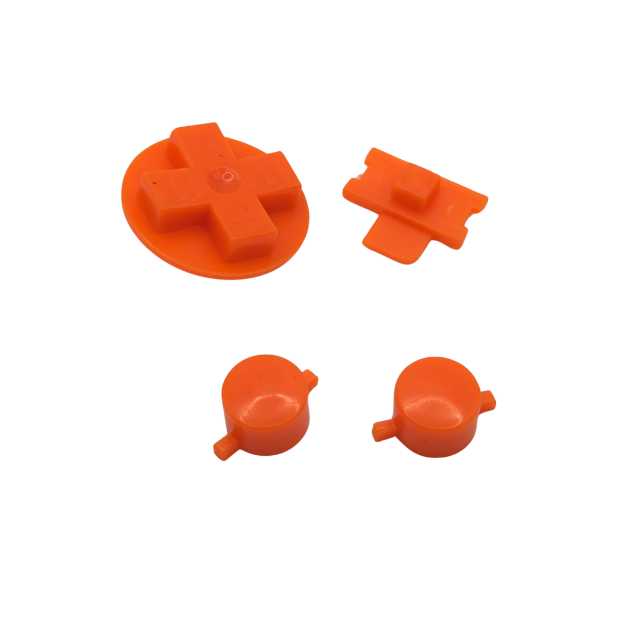 Buttons Keypads for Original Game Boy DMG - GB Gameboy A & B Buttons, D-pad and On/Off Switch (No silicone button pads)