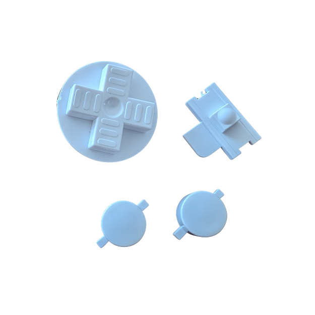 Buttons Keypads for Original Game Boy DMG - GB Gameboy A & B Buttons, D-pad and On/Off Switch (No silicone button pads)