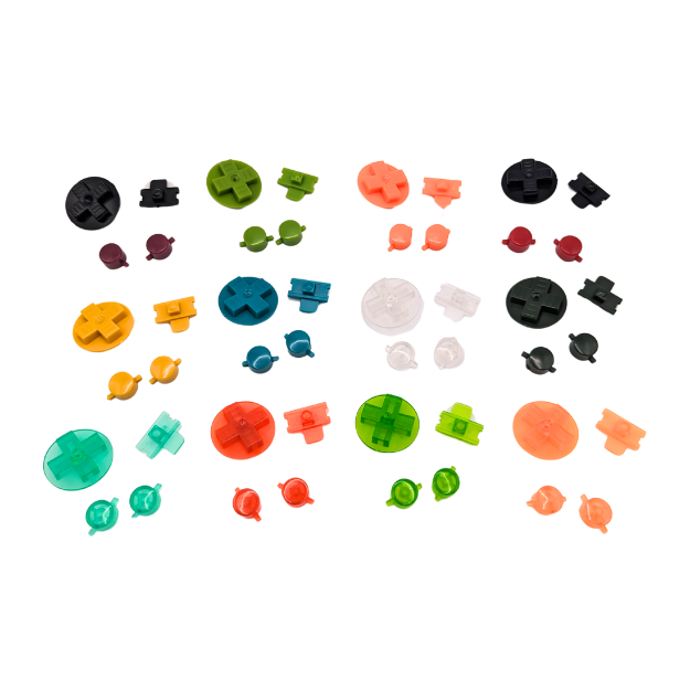 Buttons Keypads for Original Game Boy DMG - GB Gameboy A & B Buttons, D-pad and On/Off Switch (No silicone button pads)