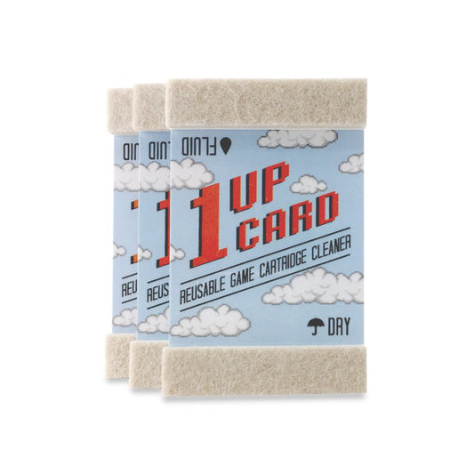 Universal Game Cartridge Cleaner 3 Card Pack for NES, SNES & More by 1UPCard