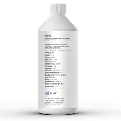 Rubbing Alcohol 500ml – 99% Pure Isopropanol IPA for Cleaning, Medical Use, Electronics, Glass, De-icer, Painting