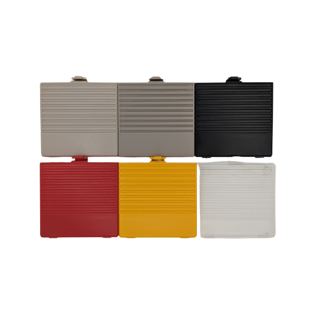 Game Boy Battery Cover Replacement for GB Original DMG - Grey, Red, Yellow, Black, Clear - Gameboy