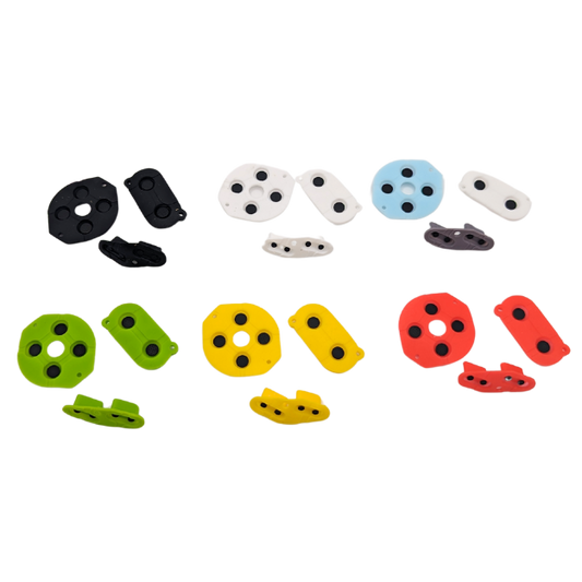 Conductive Silicone Button Pads for Game Boy DMG - Start / Select Buttons, D-pad & A B Buttons Pads Original Gameboy GB