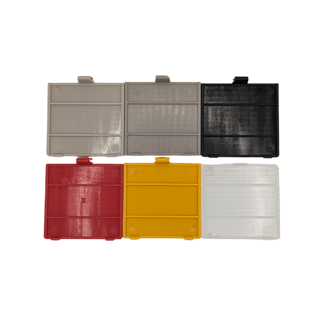 Game Boy Battery Cover Replacement for GB Original DMG - Grey, Red, Yellow, Black, Clear - Gameboy