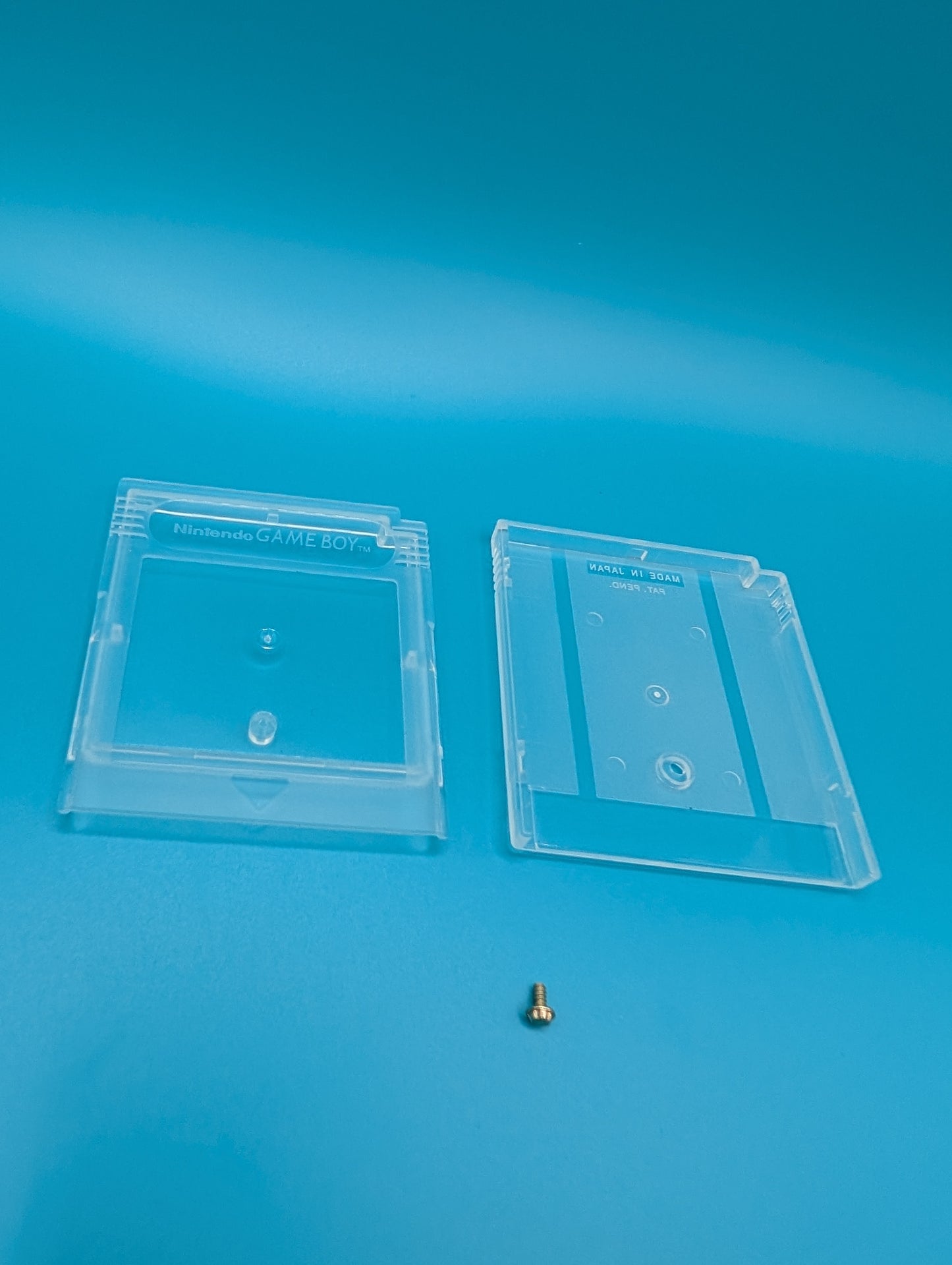 Game Boy Cartridge Shell Replacement DMG - Clear Transparent, Smoky, Glow in the Dark - Gameboy Game Cart Pak Housing