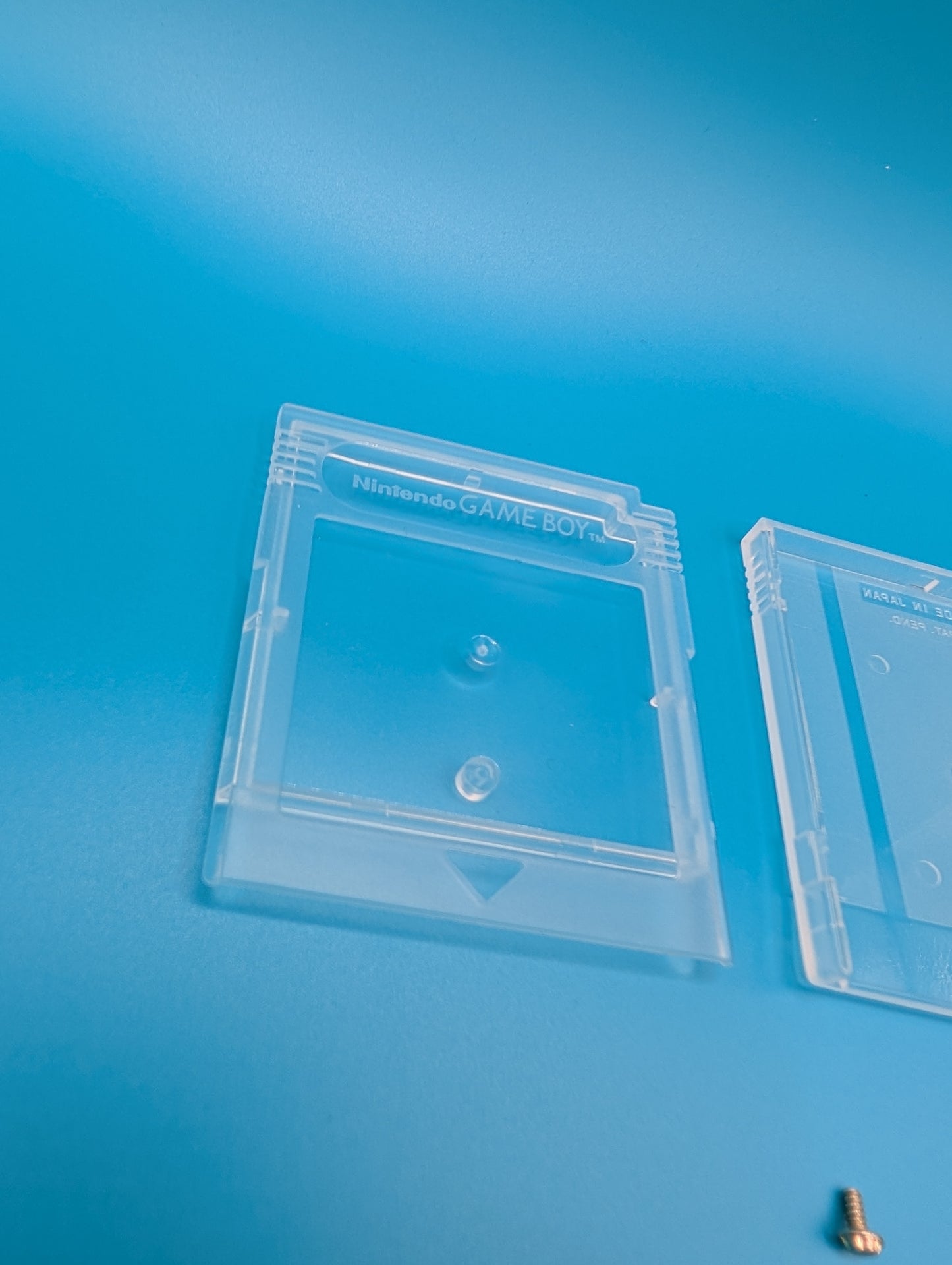 Game Boy Cartridge Shell Replacement DMG - Clear Transparent, Smoky, Glow in the Dark - Gameboy Game Cart Pak Housing