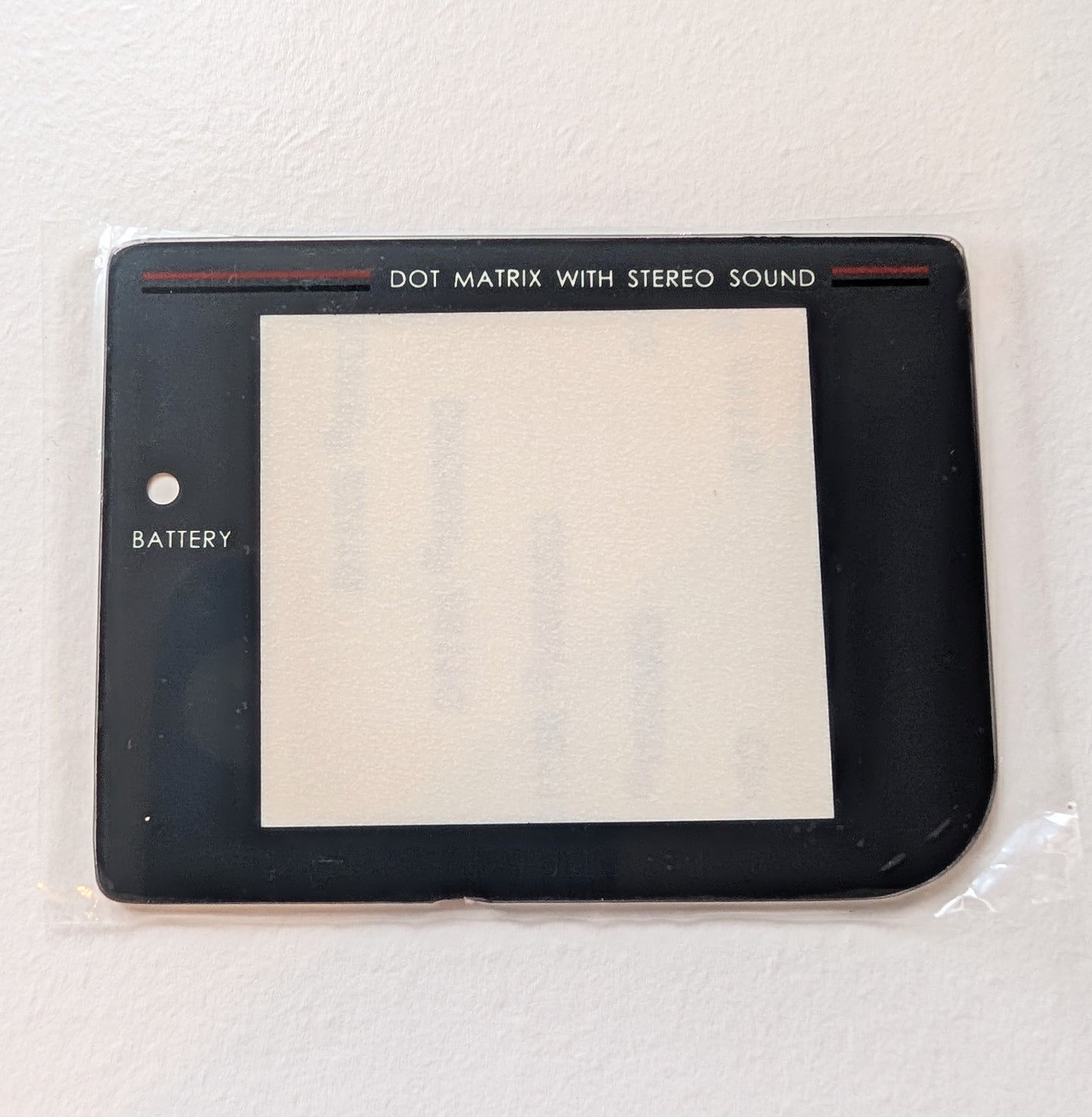Game Boy GLASS Screen Cover Replacement – Front Panel Lens with Adhesive