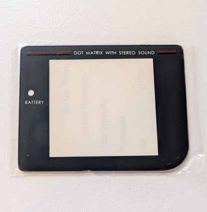 Game Boy GLASS Screen Cover Replacement – Front Panel Lens with Adhesive