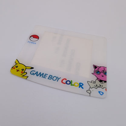 Game Boy Color Screen Lens Cover Replacement (Standard & 8 Colours) Peel & Stick