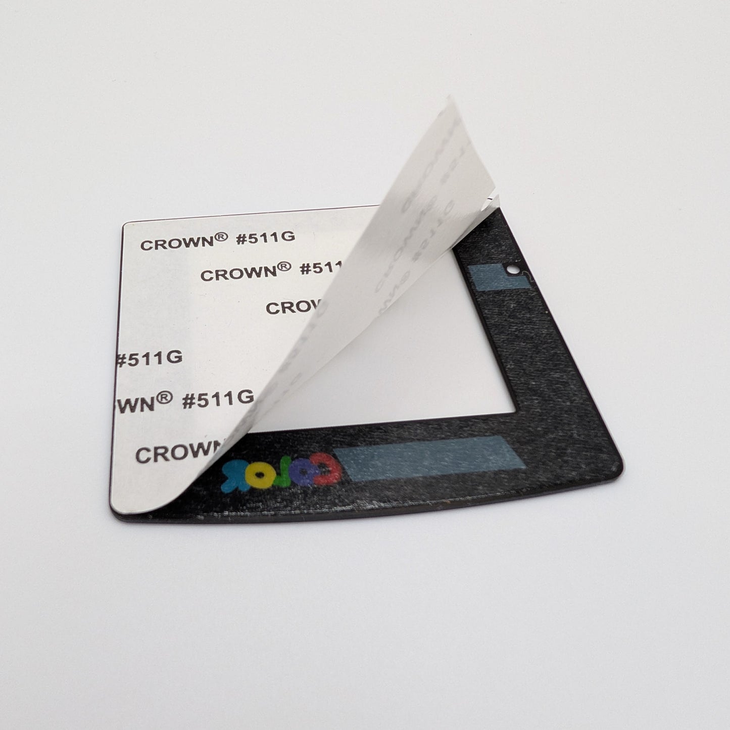Game Boy Color Screen Lens Cover Replacement (Standard & 8 Colours) Peel & Stick