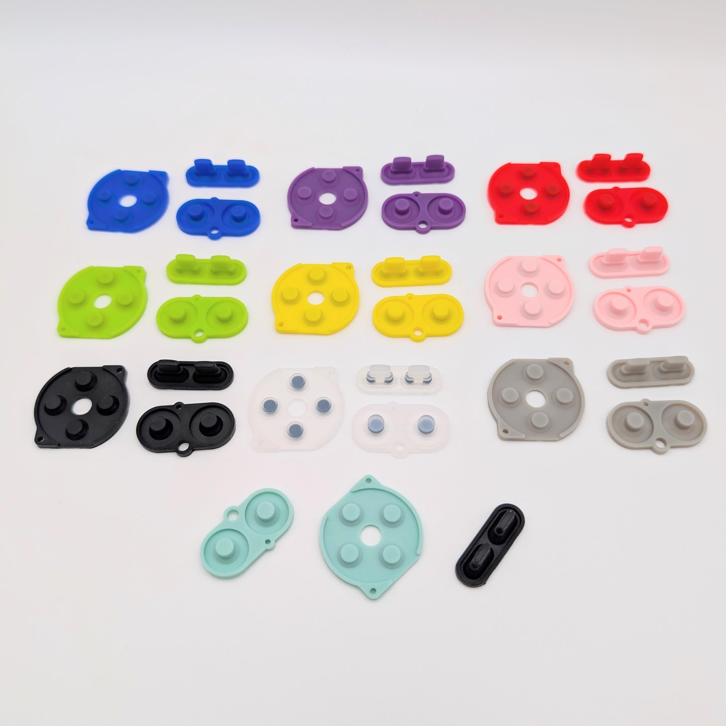 Game Boy Color Silicone Pad Set – Replacement Button Contacts (GBC)