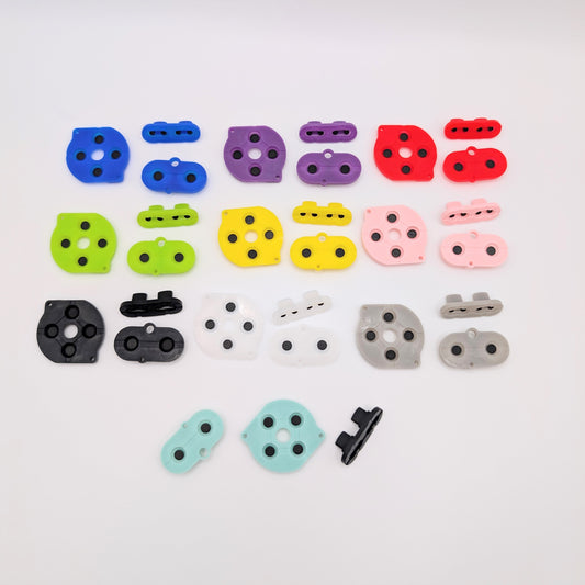 Game Boy Color Silicone Pad Set – Replacement Button Contacts (GBC)