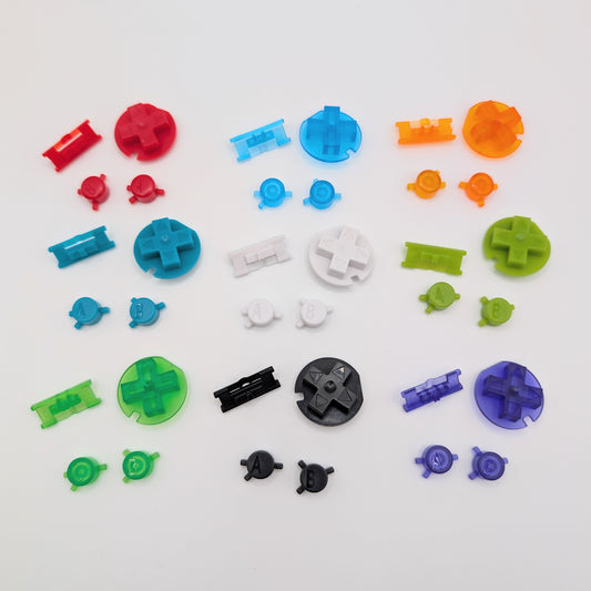 Game Boy Color Replacement Button Set – D-Pad, A/B & Power Switch (9 Colours) GBC
