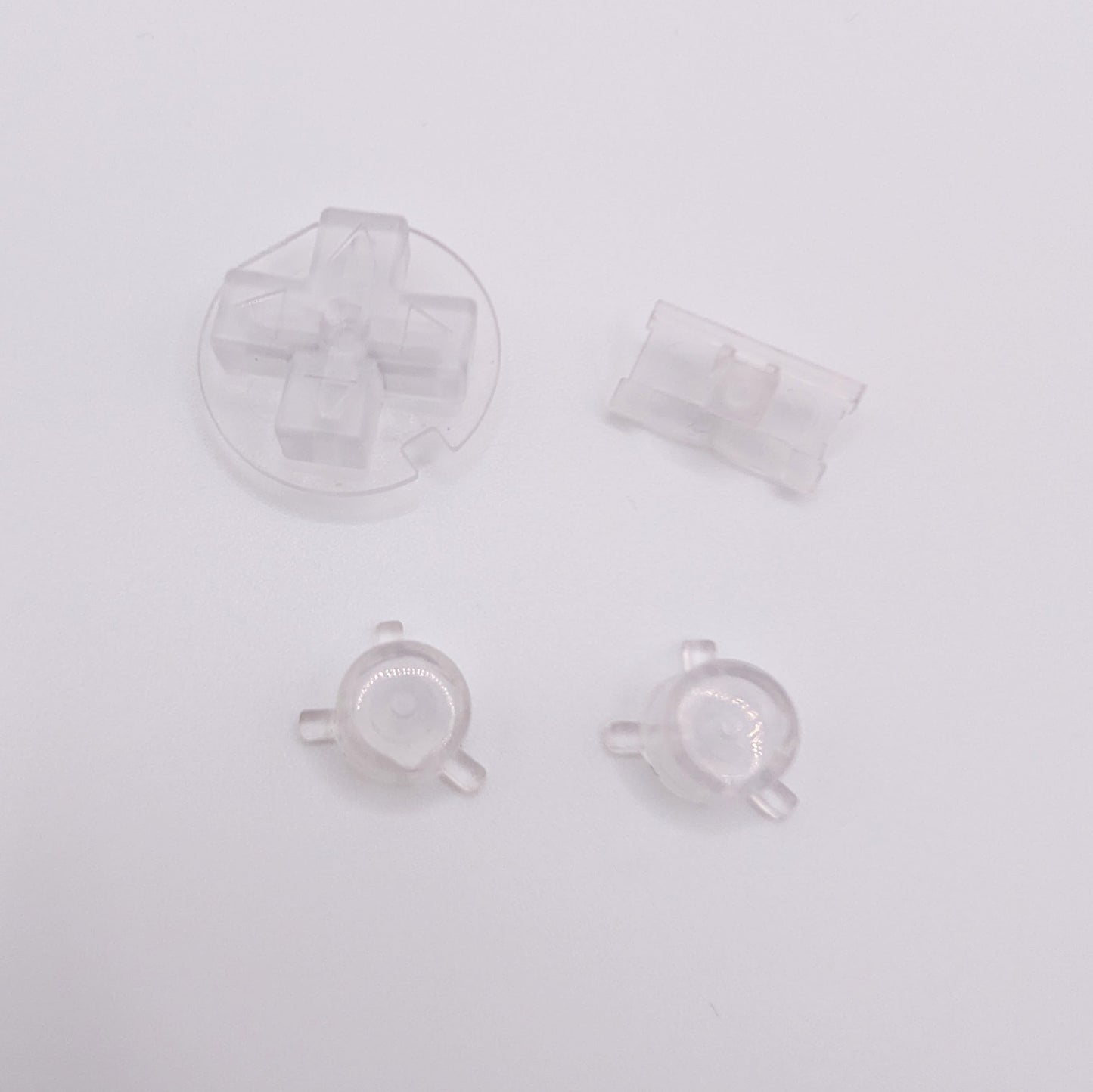 Game Boy Pocket Replacement Button Set – D-Pad, A/B & Power Switch (Black, White, Clear) GBP