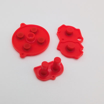 Game Boy Advance Silicone Pad Set – Button Contacts (6 Colours) GBA Replacement
