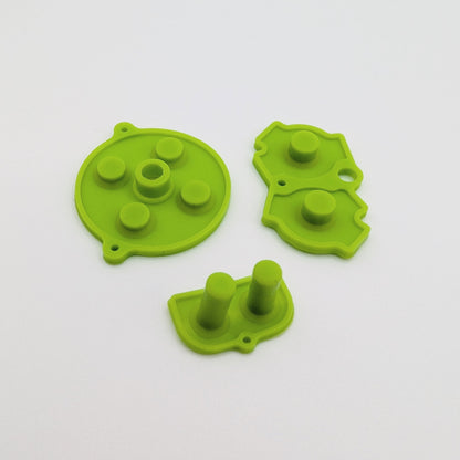 Game Boy Advance Silicone Pad Set – Button Contacts (6 Colours) GBA Replacement