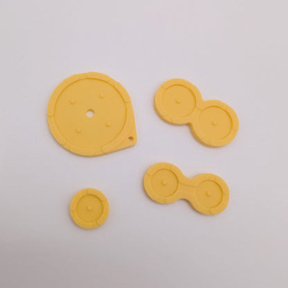 Game Boy Advance SP Silicone Rubber Button Contact Set | 6 Colours Available | AGS-001 & AGS-101