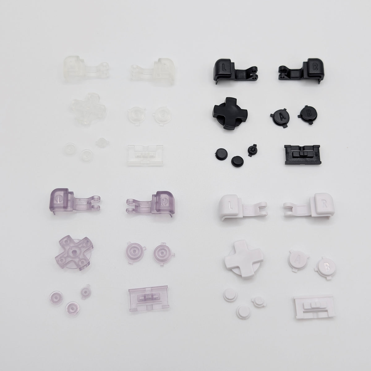 Game Boy Advance SP Replacement Button Set | 4 Colours | AGS-001 & AGS-101