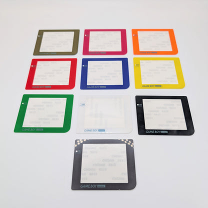 Game Boy Pocket Plastic Screen Lens Replacement | 10 Colours | Peel & Stick