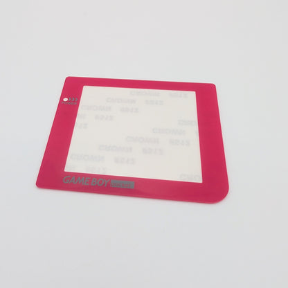 Game Boy Pocket Plastic Screen Lens Replacement | 10 Colours | Peel & Stick