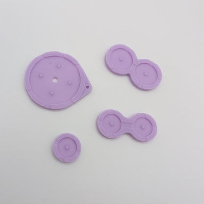Game Boy Advance SP Silicone Rubber Button Contact Set | 6 Colours Available | AGS-001 & AGS-101